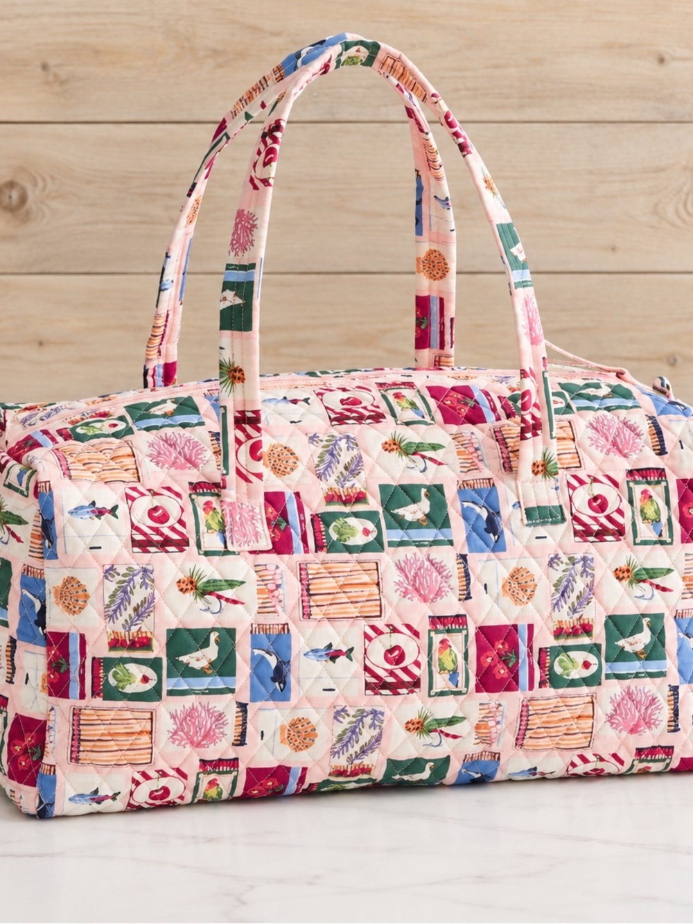 Vera Bradley Matchbook Collection Duffle NWT